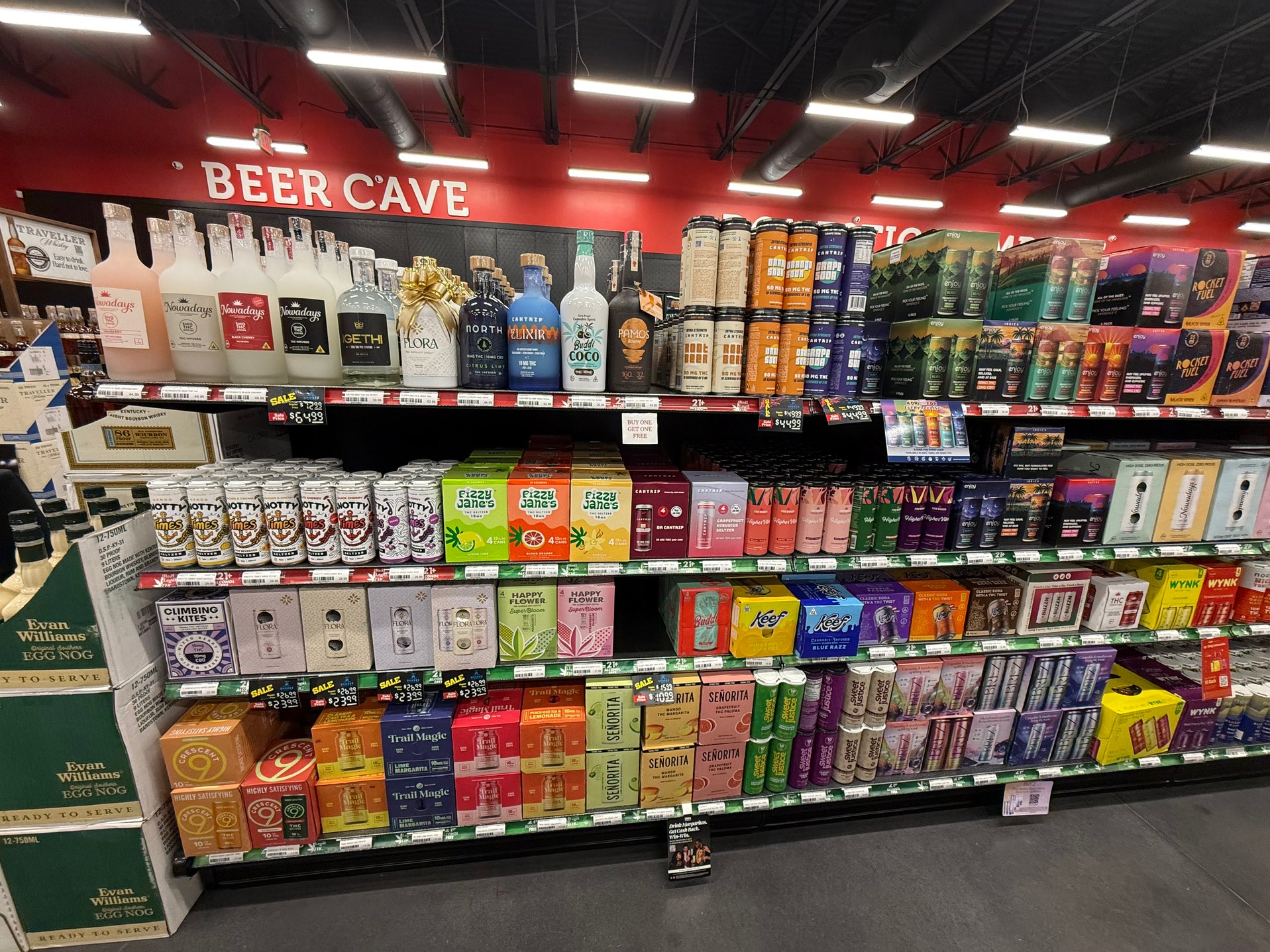 shores-liquors-hemp-beverage-section