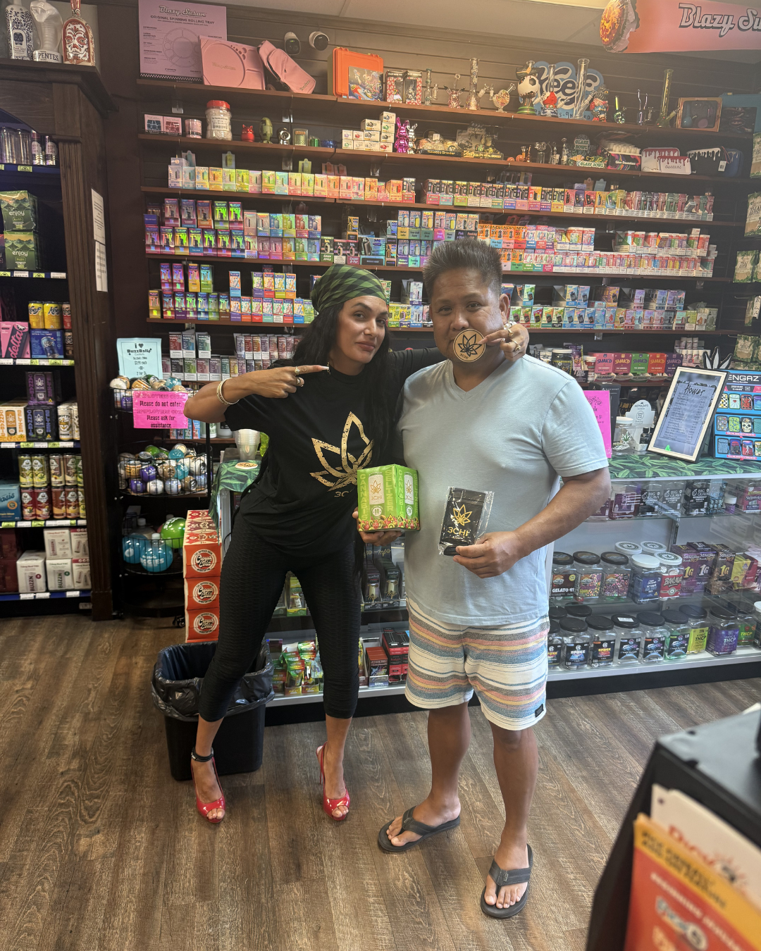 Ambassador connecting with store customer